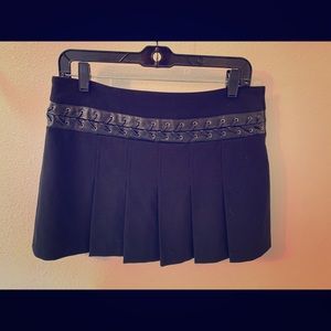 Badass black mini skirt